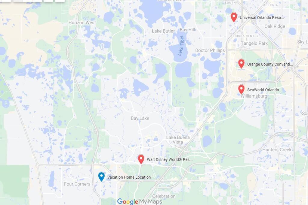 The Marvel Mansion 5Br Pool Home Near Disney World أورلاندو المظهر الخارجي الصورة